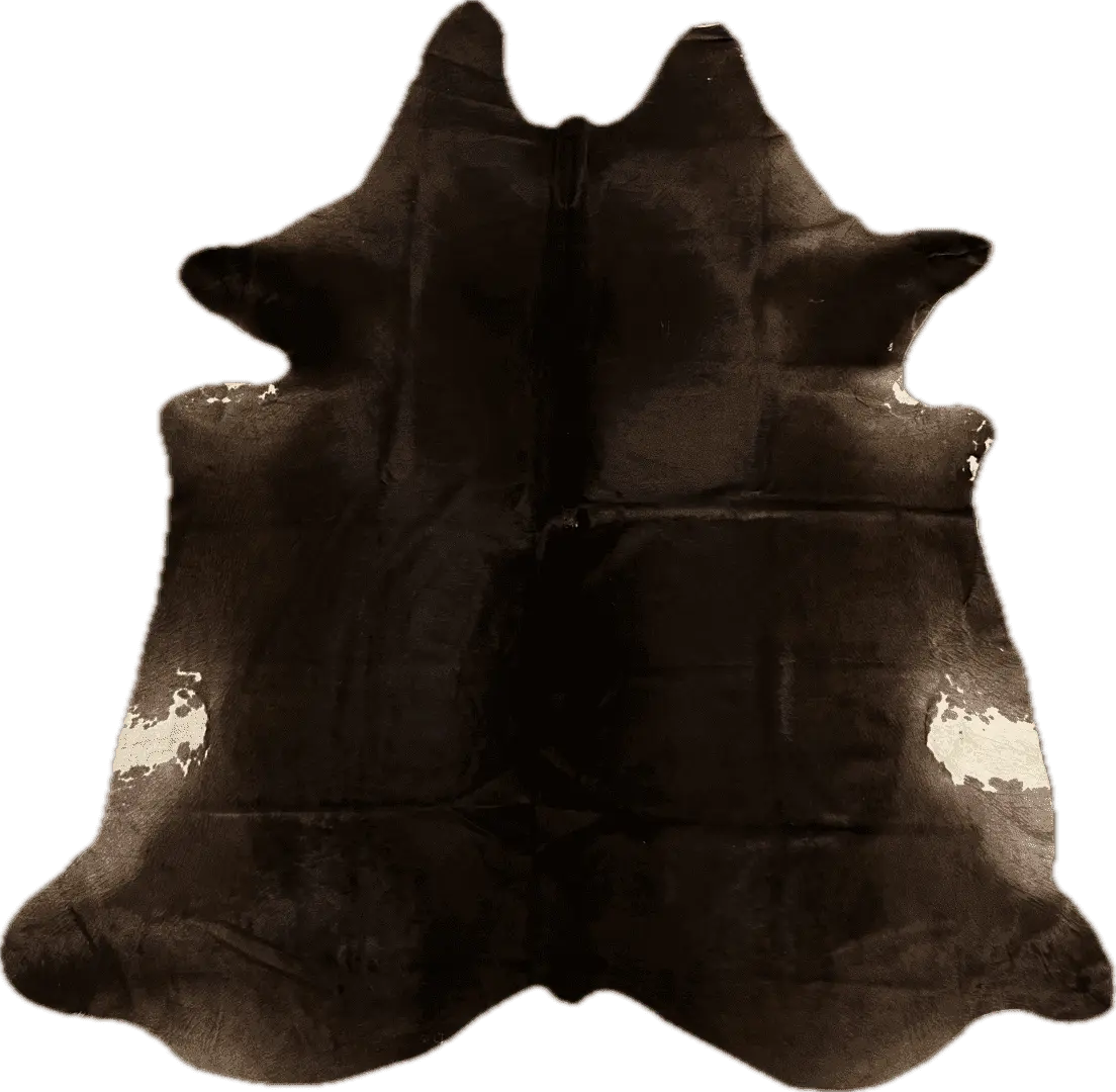 Tapete de couro marrom escuro - 2,55 x 2,10m