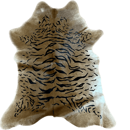Bezerro Serigrafado tigre - 1,00 x 0,70m - Lapelle Couros