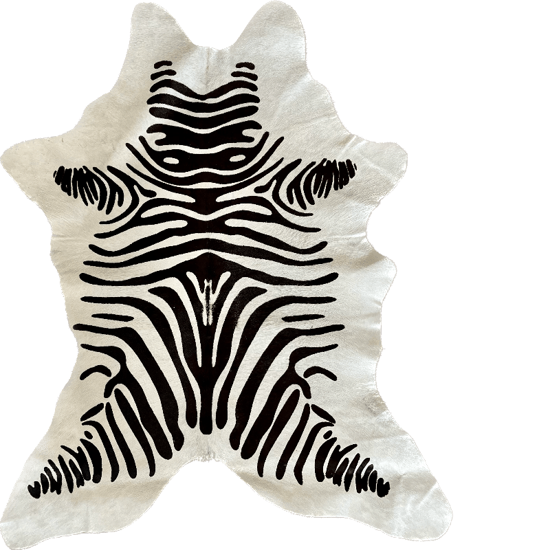 Bezerro serigrafado zebra - 1,00 x 0,70m - Lapelle Couros