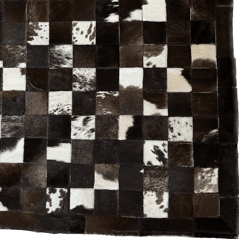 Tapete quadriculado marrom escuro - 2,50 x 2,00m