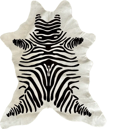 Bezerro serigrafado zebra - 1,00 x 0,70m
